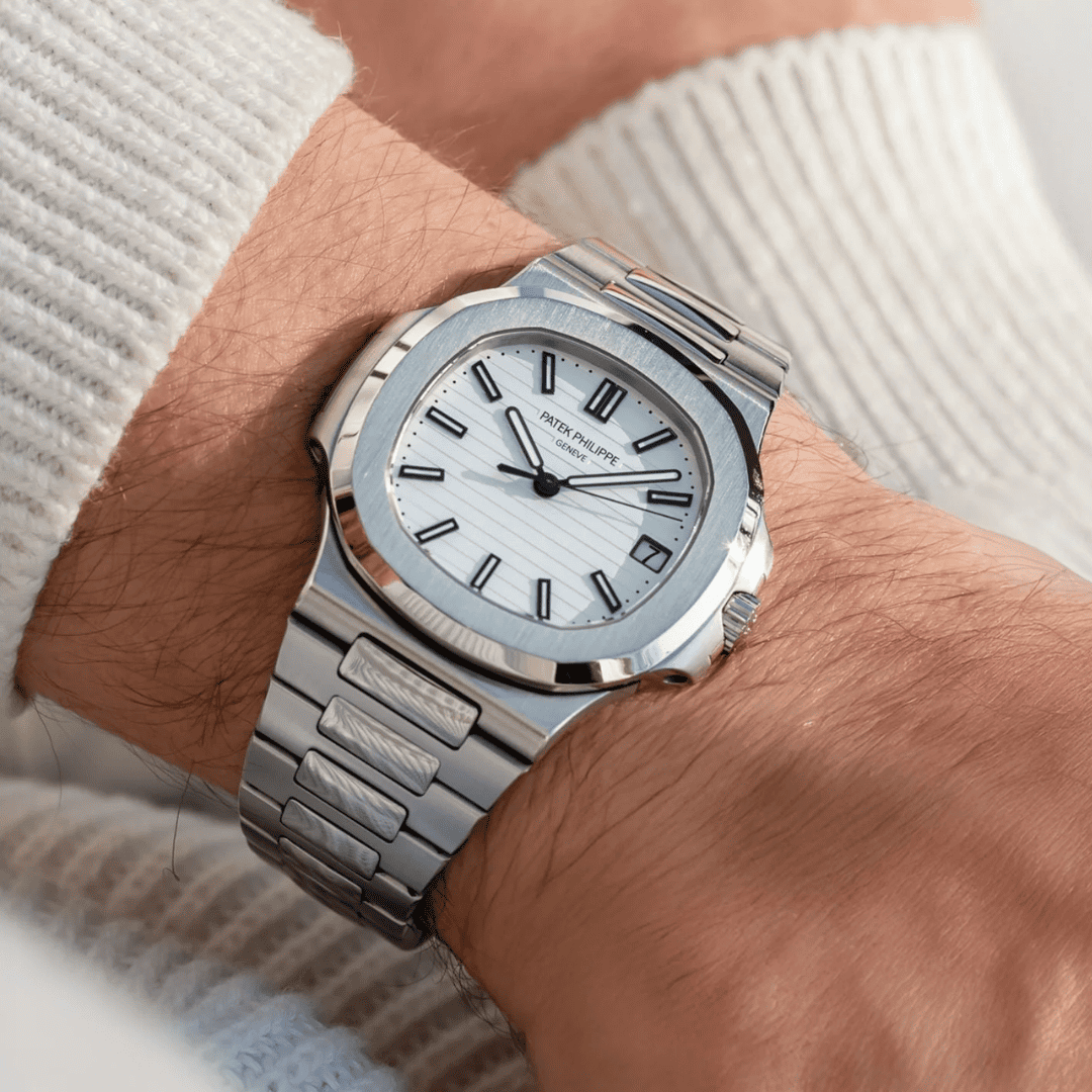 NAUTILUS GRIS | DIAL BLANCO