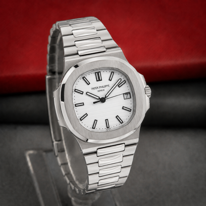 NAUTILUS GRIS | DIAL BLANCO