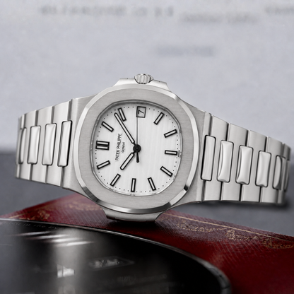 NAUTILUS GRIS | DIAL BLANCO