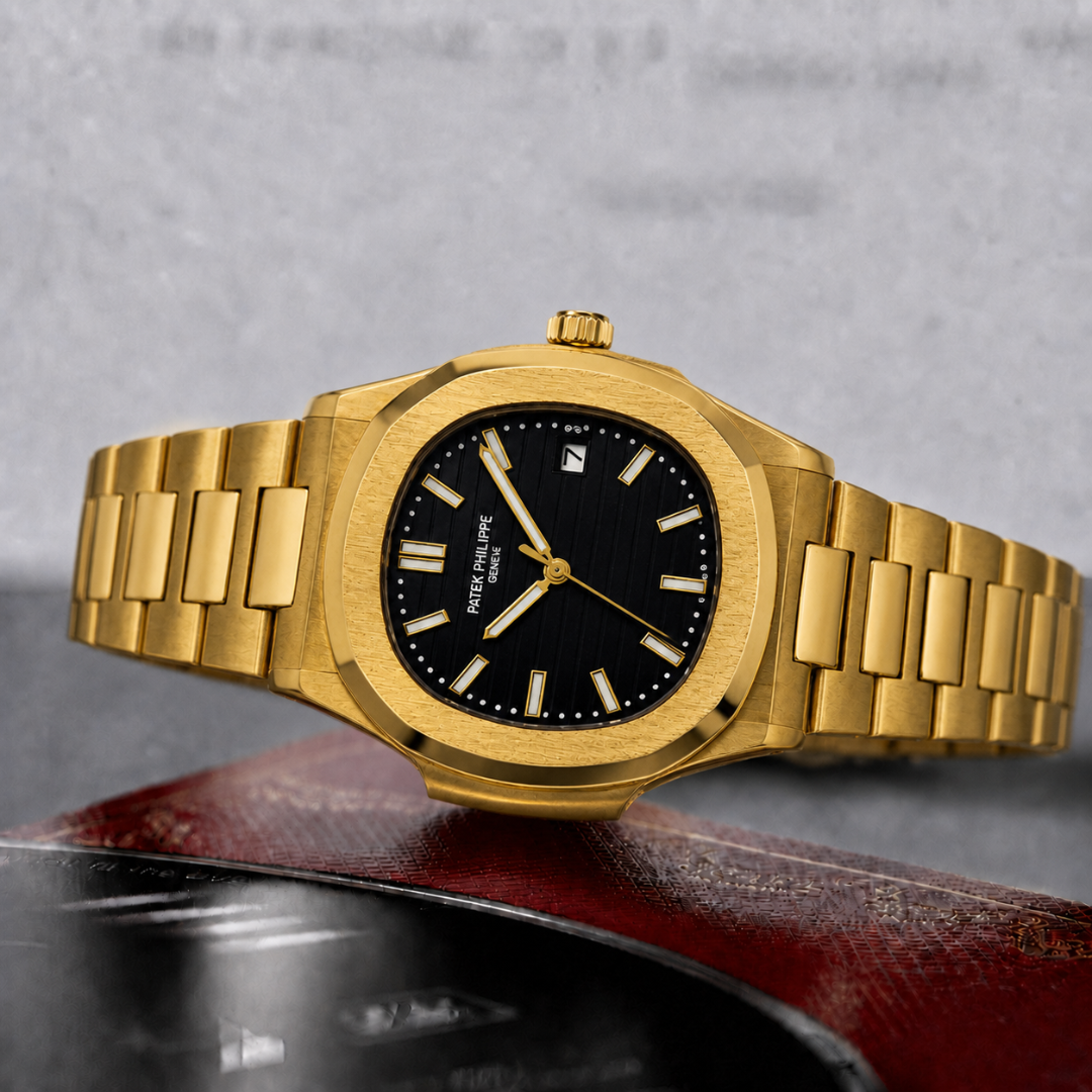 NAUTILUS DORADO | DIAL NEGRO