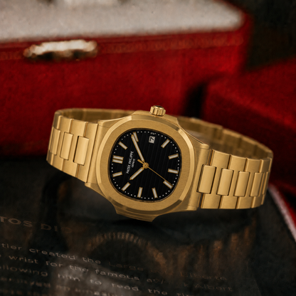 NAUTILUS DORADO | DIAL NEGRO