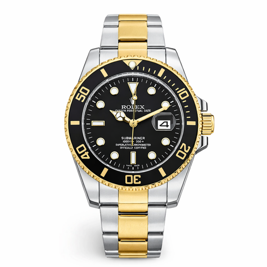SUBMARINER | PLATEADO & DORADO DIAL NEGRO