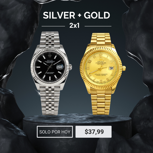Oyster Silver + Gold | promo 2x1 de lujo