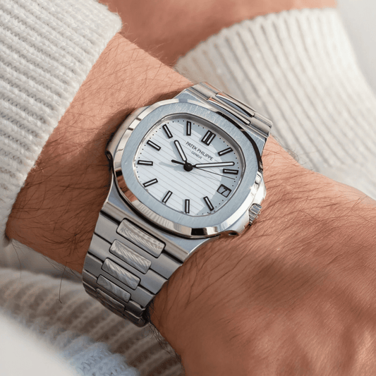 NAUTILUS GRIS | DIAL BLANCO