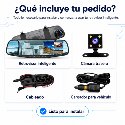 VISION360| Retrovisor con doble cámara