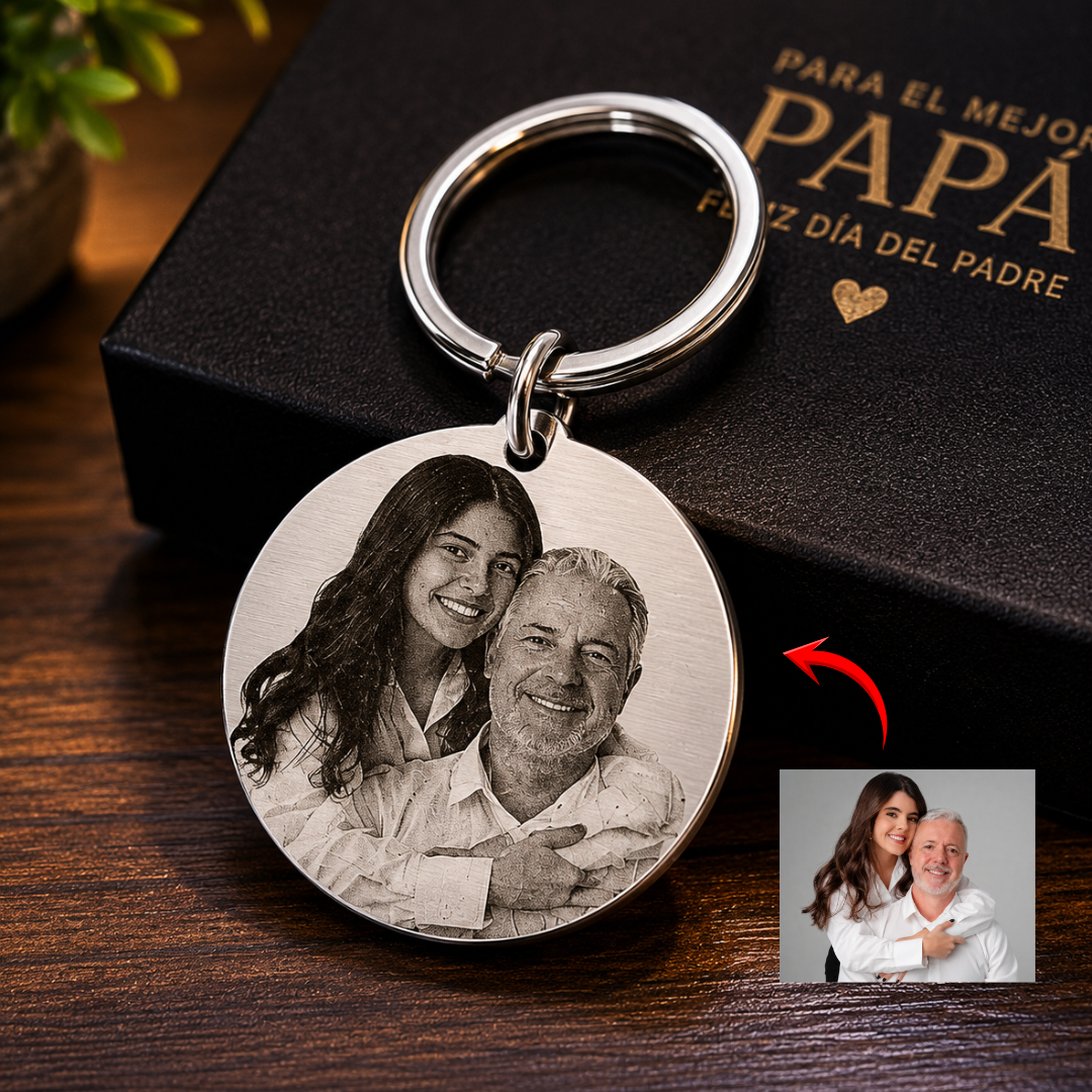 RELOJ + LLAVERO PERSONALIZADO | PROMO DIA DEL PADRE